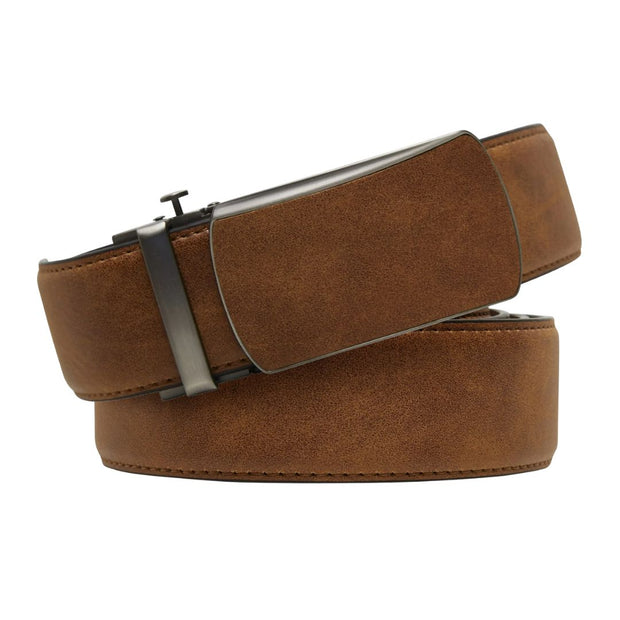 Mekri Classic Brown Leather Belt Stylish and Durable